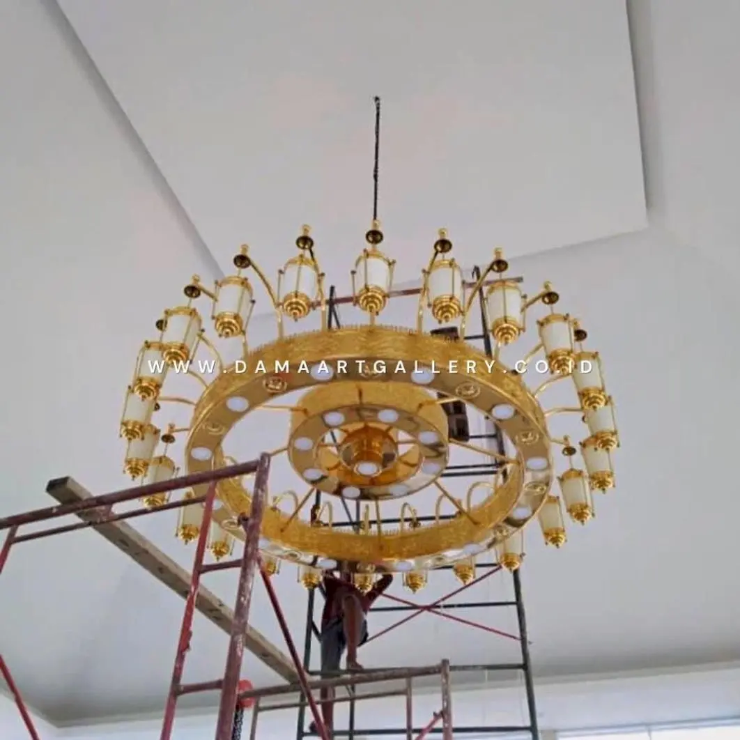 Lampu Gantung Masjid Kuningan Berkualitas